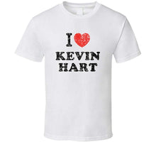 Load image into Gallery viewer, Kevin Hart I Love Heart Comedian Comedy Worn Look Cool Fan T Shirt  2019
