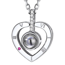 Load image into Gallery viewer, LOVENECKLACE™ 100 WAYS TO SAY I LOVE YOU PROJECTING FASHION NECKLACE