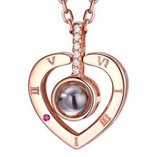 Load image into Gallery viewer, LOVENECKLACE™ 100 WAYS TO SAY I LOVE YOU PROJECTING FASHION NECKLACE