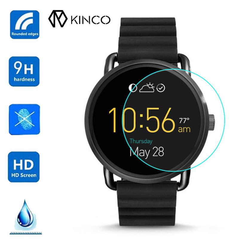 Hot Sale Best Promotion 9H Premium Ultra-thin Explosion-proof Tempered Glass Screen Protector for Fossil Q Wander Watch