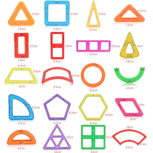 1pcs Magnetic DIY building blocks parts construction toys