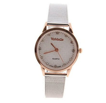 Load image into Gallery viewer, Gold watch Full stainless steel woman fashion dress watches luxury rhinestone quartz watch best quality hour relogio feminino