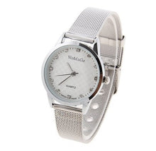 Load image into Gallery viewer, Gold watch Full stainless steel woman fashion dress watches luxury rhinestone quartz watch best quality hour relogio feminino