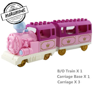 Marumine Battery Operated Duplo Train Toys Building l Toy Gift Electric Train for Kids