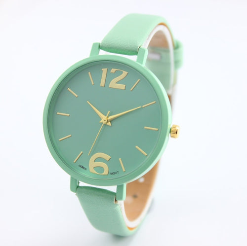 Best Mens Watches Women Geneva Fashion Luxury Quartz Watch Men Faux Leather Wrist Watch Women's Dress Hours Relogio Feminino #N
