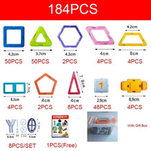 Load image into Gallery viewer, BD 110pcs Magnetic Blocks Magnetic Designer Building Construction Toys Set Magnet Educational