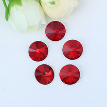 Load image into Gallery viewer, 300pcs 8mm/10mm/12mm/14mm/16mm/18mm Glass Crystal Rivoli Fancy Stone All  Colors Pointed Back Round  Stones Diy jwelery Findings