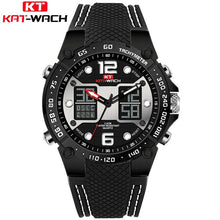 Load image into Gallery viewer, KAT-WACH male clock man watch Dual Display Digital Sports Wristwatch Military Fashion Stopwatch best selling 2018 products