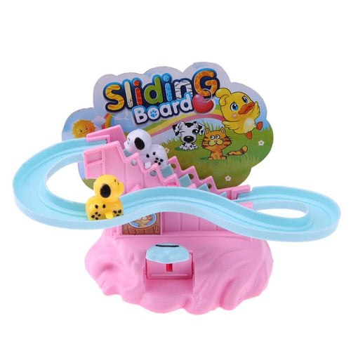 Interesting Stairs Slide Track Puzzle Hand Toy Parent-Child Interactive Game Playing Kids Intellectual Birthday Xmas Best Gift