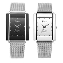 Load image into Gallery viewer, Best Digital Watches Men Steel Mesh Belt Watch Square Wristwatch Women Clock reloj digital mujer relogio feminino