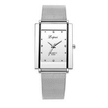 Load image into Gallery viewer, Best Digital Watches Men Steel Mesh Belt Watch Square Wristwatch Women Clock reloj digital mujer relogio feminino