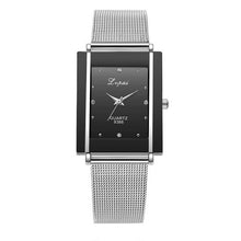 Load image into Gallery viewer, Best Digital Watches Men Steel Mesh Belt Watch Square Wristwatch Women Clock reloj digital mujer relogio feminino