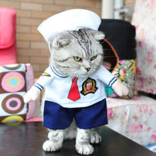 Load image into Gallery viewer, Funny Cat Clothes Pirate Suit Clothes For Cat Costume