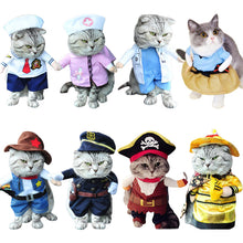 Load image into Gallery viewer, Funny Cat Clothes Pirate Suit Clothes For Cat Costume