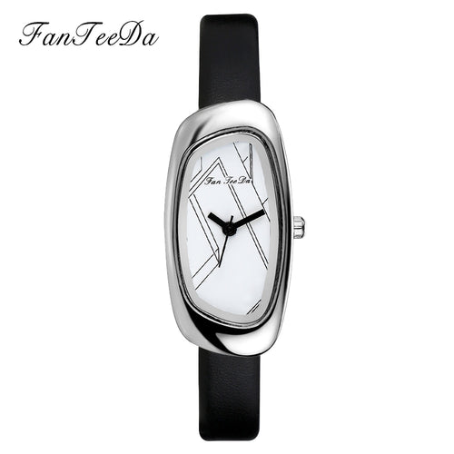 Watch For Women Wrist Watch Best Females Quartz-Watches Simple White Dial Ladies Girl Clock