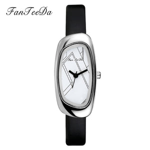 Watch For Women Wrist Watch Best Females Quartz-Watches Simple White Dial Ladies Girl Clock