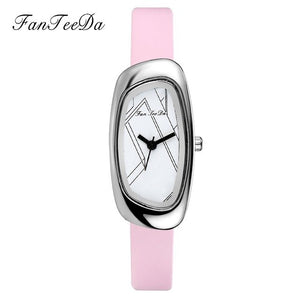 Watch For Women Wrist Watch Best Females Quartz-Watches Simple White Dial Ladies Girl Clock