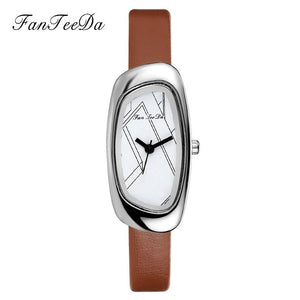 Watch For Women Wrist Watch Best Females Quartz-Watches Simple White Dial Ladies Girl Clock