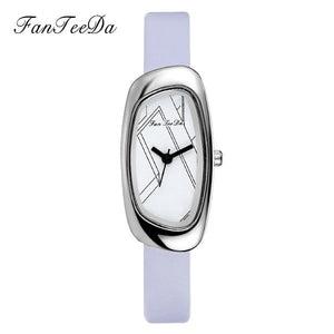 Watch For Women Wrist Watch Best Females Quartz-Watches Simple White Dial Ladies Girl Clock