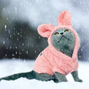 Warm Cat Clothes Winter Pet Puppy Kitten Coat Jacket