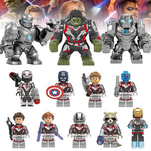 40Pcs/lot Super Heroes Building Blocks lEGOED Marvel Avengers 4 Infinity War Machine figures Iron Man